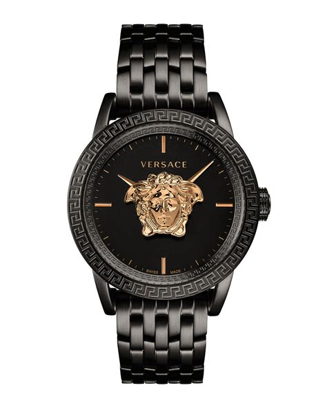 black and gold versace watch men& 39|versace watches men's closeout.